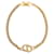 Dior Crystal CD Chain Link Bracelet Metal Bracelet in Good condition Golden  ref.1207252