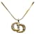 Dior CD Pendant Necklace Golden Metal  ref.1207255
