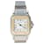 CARTIER Santos Galbee accessory in Gold and Silver steel - 101650 Silvery White gold  ref.1207380