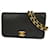Chanel Wallet an der Kette Schwarz Leder  ref.1207570