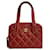 Chanel V-Stich Cuir Rouge  ref.1207745