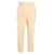 Brunello Cucinelli Trousers in Cream Cotton White  ref.1208100
