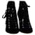 Jimmy Choo Mavy 85 Ankle Boots in Navy Blue Velvet  ref.1208166