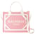 B-Army Kleine Shopper-Tasche – Balmain – Canvas – Rosa Pink Leinwand  ref.1208167