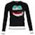 Fendi Lamb Fur-Trimmed Bug-Eye Monster Sweater in Black Cotton  ref.1208169