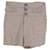 Chloé Pantalones cortos de sastre Chloe Houndstooth en algodón marrón Castaño Beige  ref.1208170