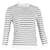 Chloé Chloe Quarter Sleeve Striped Top in Black and White Cotton  ref.1208195