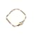 Christian Dior Pulseira de corrente com logotipo de CD de metal dourado vintage  ref.1208308