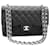 Chanel Cor preta 2013 Bolsa grande com aba forrada clássica para caviar Preto Couro  ref.1208397