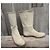Church's mid-high canvas & leather boots 38,5 Cream - view 3