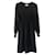 SéZane Sigrid Dress Black Polyester Viscose  ref.1208412