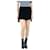 Givenchy Black velvet mini skirt - size UK 10 Viscose  ref.1208526