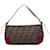 Fendi Brown Zucca shoulder bag Cloth  ref.1208539