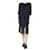 Ulla Johnson Vestido negro de punto con flecos - talla S  ref.1208540