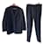 Gianni Versace Couture vintage men wool suit black  ref.1208613