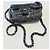 Chanel Borsa con paillettes mini con patta Rara! Argento Silver hardware - vista 2