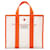 Apc Petit sac cabas Louise - A.P.C. - PVC - Orange Plastique  ref.1208680
