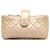 Chanel Gold Quilted CC O-Phone Holder Pouch Golden Leather  ref.1208773