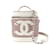 Chanel White CC Filigree Tweed Vanity Case Multiple colors Leather Pony-style calfskin Cloth  ref.1208824