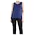 Chloé Blue sleeveless silk top - size UK 10  ref.1208868
