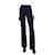 Chloé Pantalon tailleur bleu marine - taille UK 8 Laine  ref.1208872