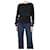 Givenchy Black textured jumper - size UK 8  ref.1208894