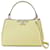 Eleanor Pebbled Mini Satchel Bag - Tory Burch - Leather - Lemon Yellow Pony-style calfskin  ref.1209126