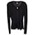 MCQ by Alexander McQueen Peplum Zipped Cardigan in Black Viscose Polyester  ref.1209150