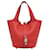 Hermès Hermes Red Clemence Picotin Lock 18 handbag Leather Pony-style calfskin  ref.1209173