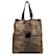 Chanel Brown Lapin Fur Tote Bag Suede Leather  ref.1209187