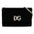Dolce & Gabbana Dolce&Gabbana Schwarze DG-Samt-Geldbörse mit Kette Tuch  ref.1209188