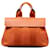 Hermès Hermes Orange Toile et Swift Valparaiso PM Cuir Veau façon poulain Tissu  ref.1209190