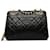 Chanel Black Quilted CC Lambskin Shoulder Bag Leather  ref.1209200