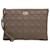 Dior Brown Large Cannage Caro Daily Pouch Taupe Leather Pony-style calfskin  ref.1209206