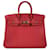 Hermès Hermes rojo 2013 Epsom Birkin Retourne 25 Roja Cuero Becerro  ref.1209227