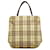 Burberry Brown House Check Handbag Beige Cloth Cloth  ref.1209235