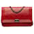 Chanel Rote Jungen-Geldbörse aus Lammleder mit Kette  ref.1209238