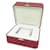 CARTIER COWA BOX0049 FOR WATCH CALIBER TANK PASHA BALLON SANTOS BOX WATCH Red Leather  ref.1209301
