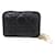CHRISTIAN DIOR LADY DIOR CARD HOLDER IN CANNAGE LEATHER CURRENCY CARDS HOLDER Black  ref.1209307