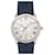 MONTRE CARTIER RONDE SOLO 3939 36MM AUTOMATIQUE ACIER PALLADIE STEEL WATCH Argenté  ref.1209383