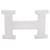 Hermès NEUF BOUCLE DE CEINTURE HERMES H POUR LIEN 32 MM ACIER PVD GRIS NEW BELT BUCKLE  ref.1209402