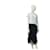 Yves Saint Laurent die Röcke Schwarz Seide  ref.1209454