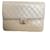 Wallet On Chain Chanel en cuir lisse beige Cuir d'agneau  ref.1209460