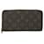 Louis Vuitton Zippy Wallet Brown Cloth  ref.1209669