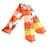 Hermès Twilly Naranja Seda  ref.1209930