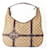 Gucci Hobo Canvas GG Bag Beige Dark brown Leather  ref.1210027