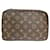 Pochette Louis Vuitton Trousse Toile Marron  ref.1210062