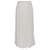 Valentino Falda larga plisada color crema Crudo Poliéster  ref.1210232