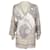 Hermès Camicia con scollo a V con stampa Finesse Beige Zouaves Et Dragons Seta  ref.1210246