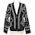 Hermès Hermes Black/Cardigan bianco Spose D Gala Nero Cotone  ref.1210249
